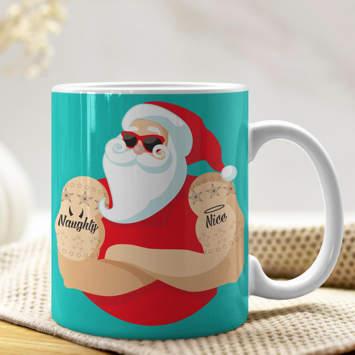 Nice or Naughty Christmas Coffee Mug-1