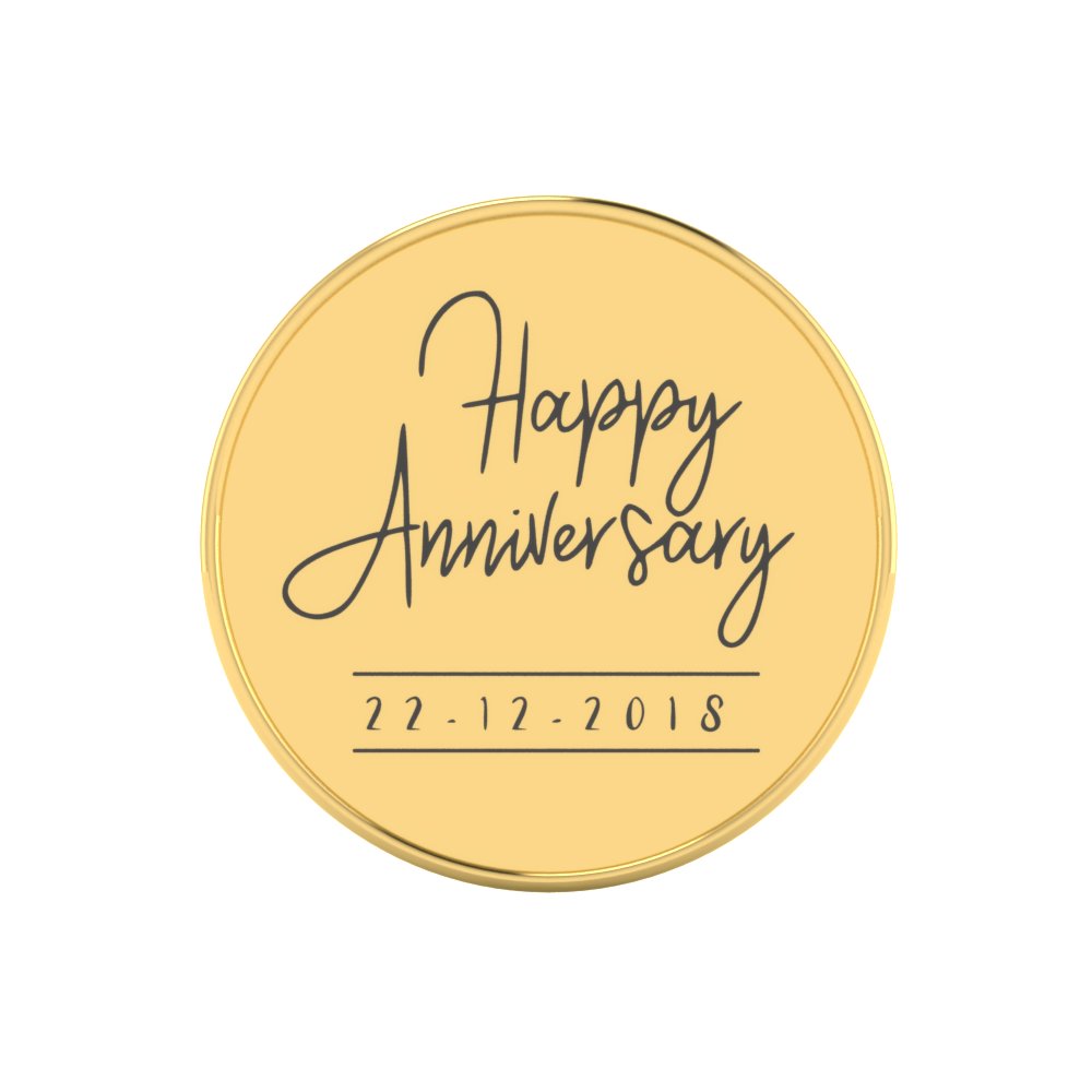 Photo Engraved 22K Gold Coin-4