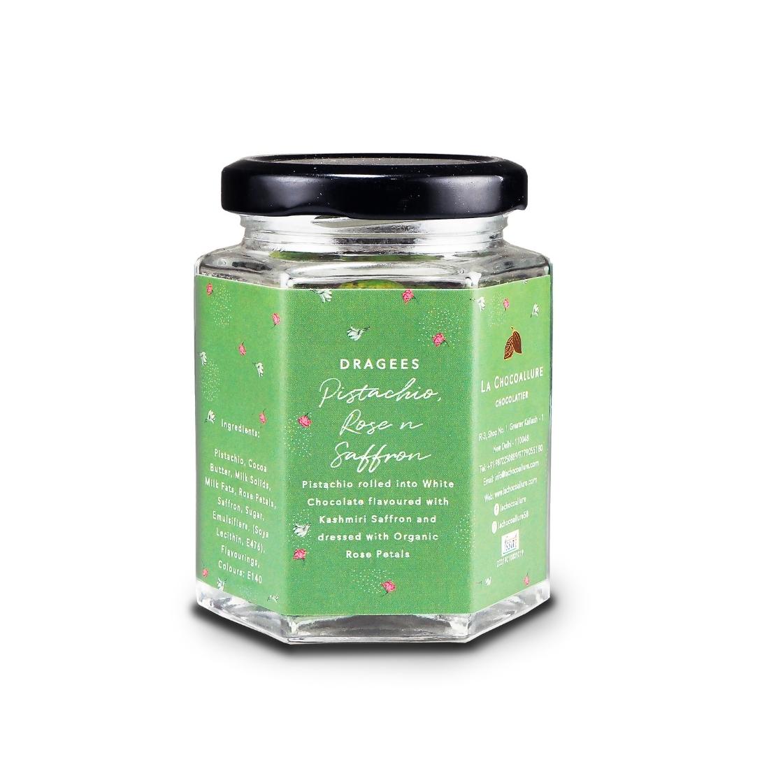 #Variant_Pistachio Rose N Saffron Dragees (100 gm)