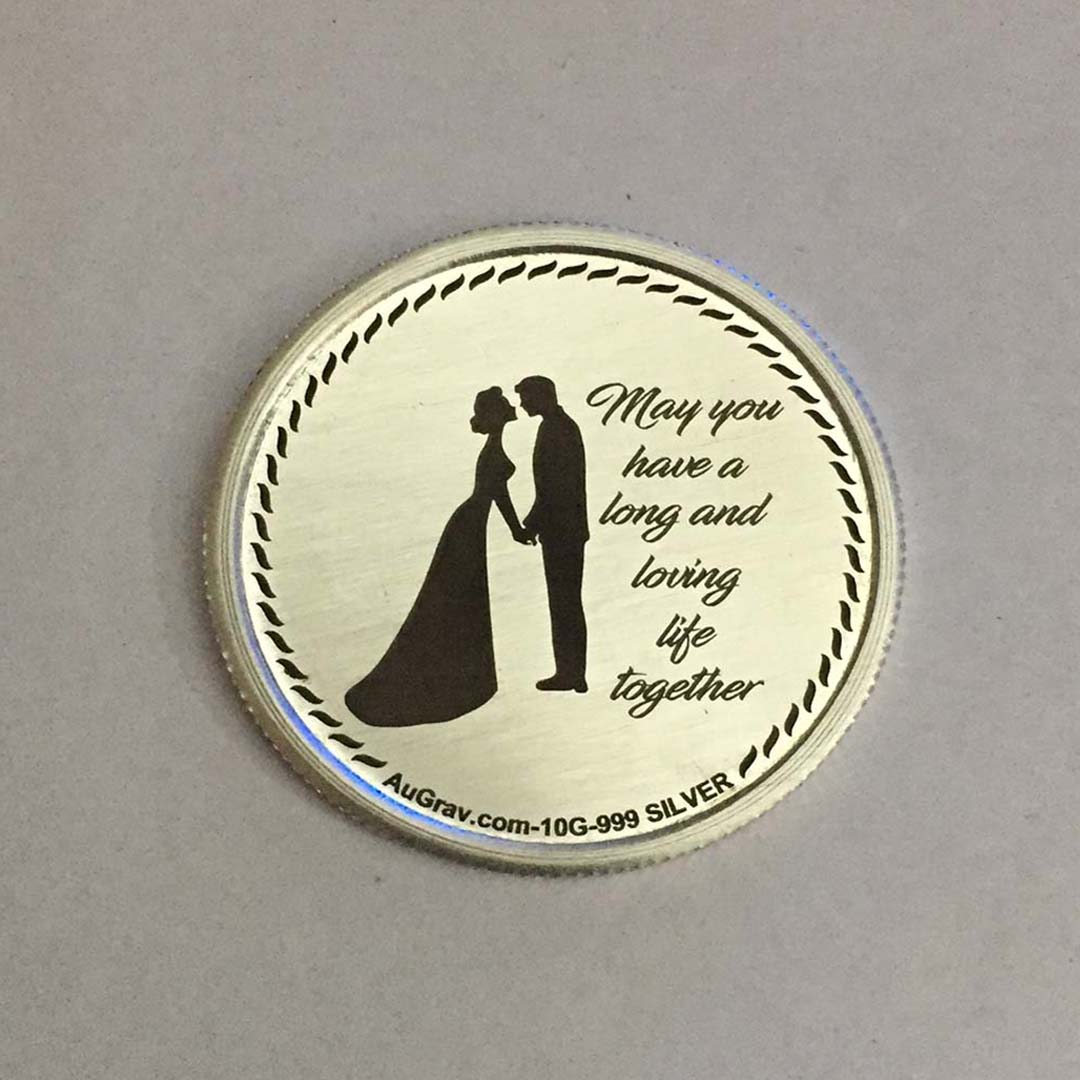 Life Together Wedding Silver Coins