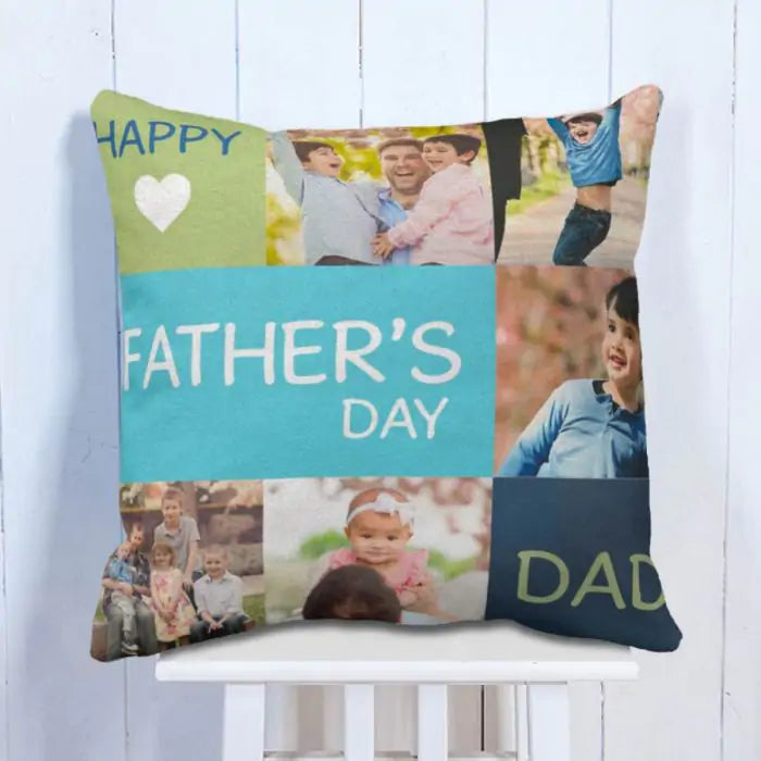 Personalised Happy Father's Day Cushion
