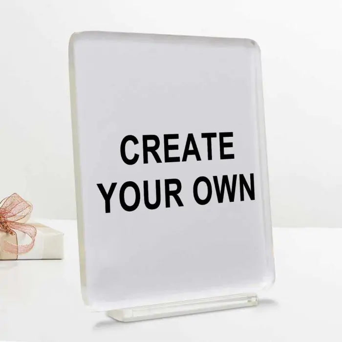 Personalised Create Your Own Square Acrylic Plaque-2