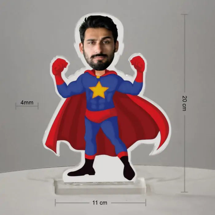 Personalised Superman Picture Stand-4