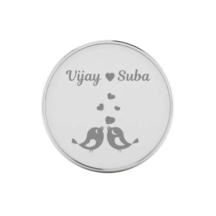 Custom Cute Couple Wedding Coin-5