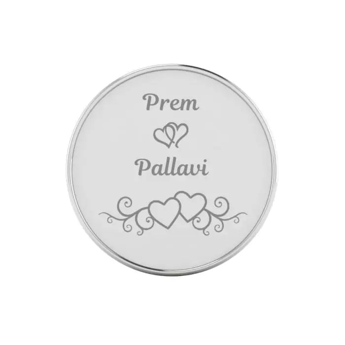 Custom Stylish Wedding Silver Coin-5