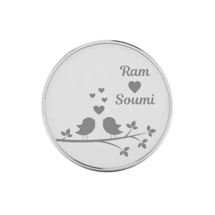 His And Her Custom Silver Coin-5