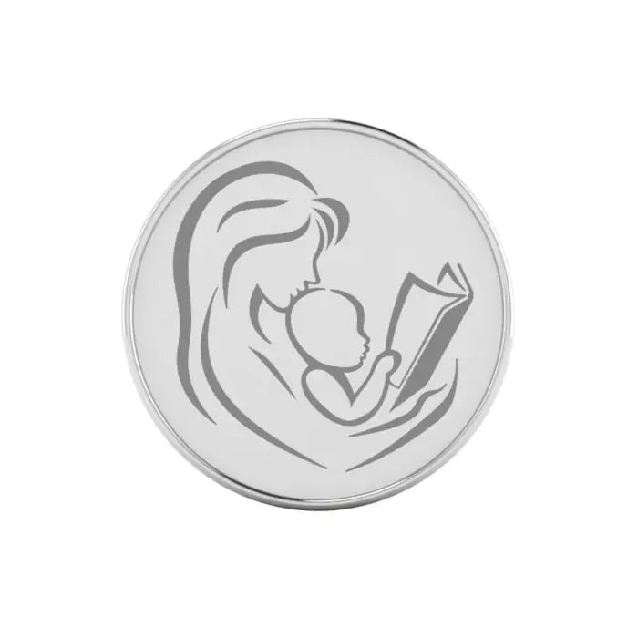 Fancy Silver Baby Shower Coins-1
