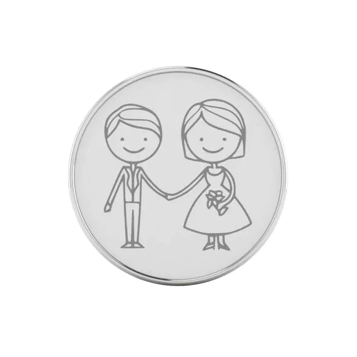 Love And Love Only Wedding Silver Coins-1