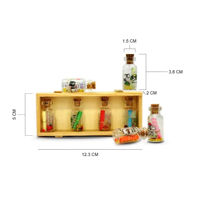 Personalized 7 Message bottles Gift Set-2
