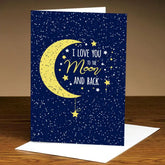 Personalised Love You To The Moon Card-1
