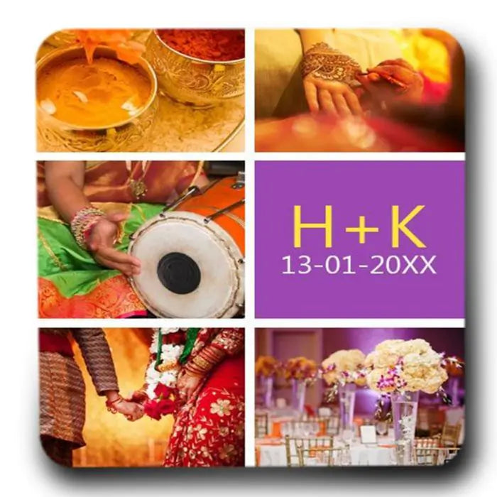 Personalised Getting Married Fridge Magnet