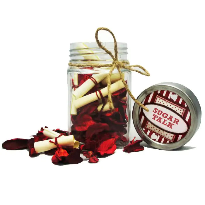 Personalised Glass Jar with Notes-1