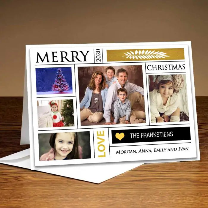 Personalised I Heart X-mas Greeting Card-1