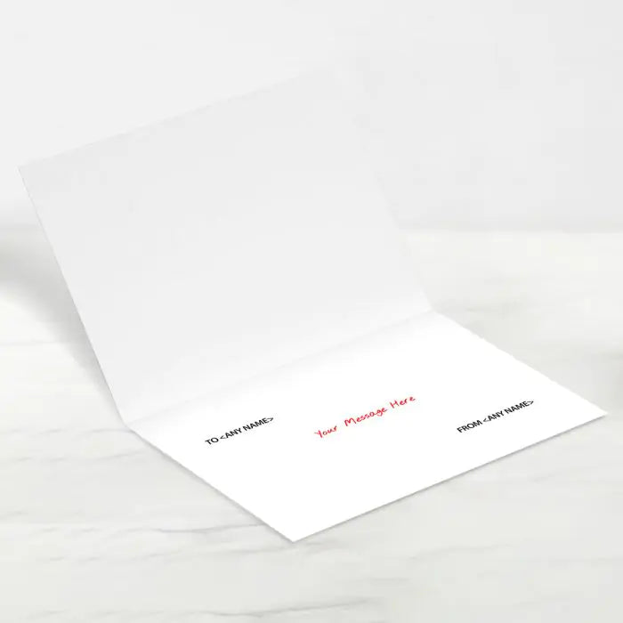 Personalised I Heart X-mas Greeting Card-4