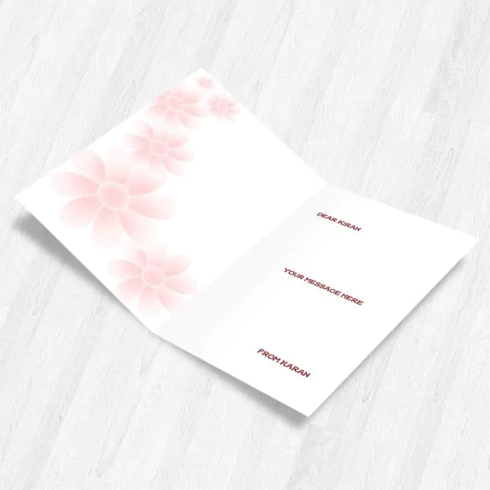 Customized Thank You Mum Greeting Card Gift For Mother's Day 2