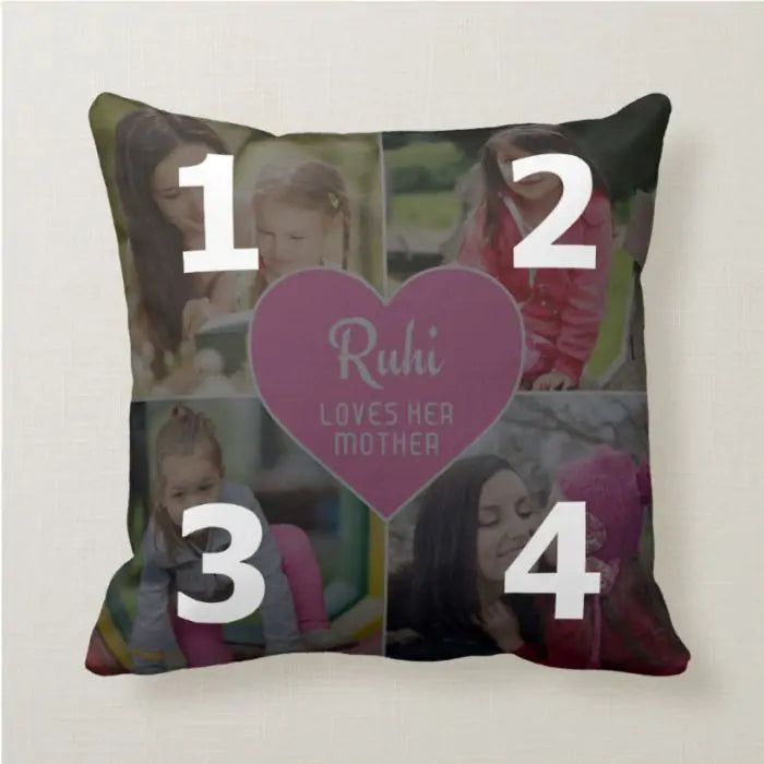 Personalised For You Mom Cushion