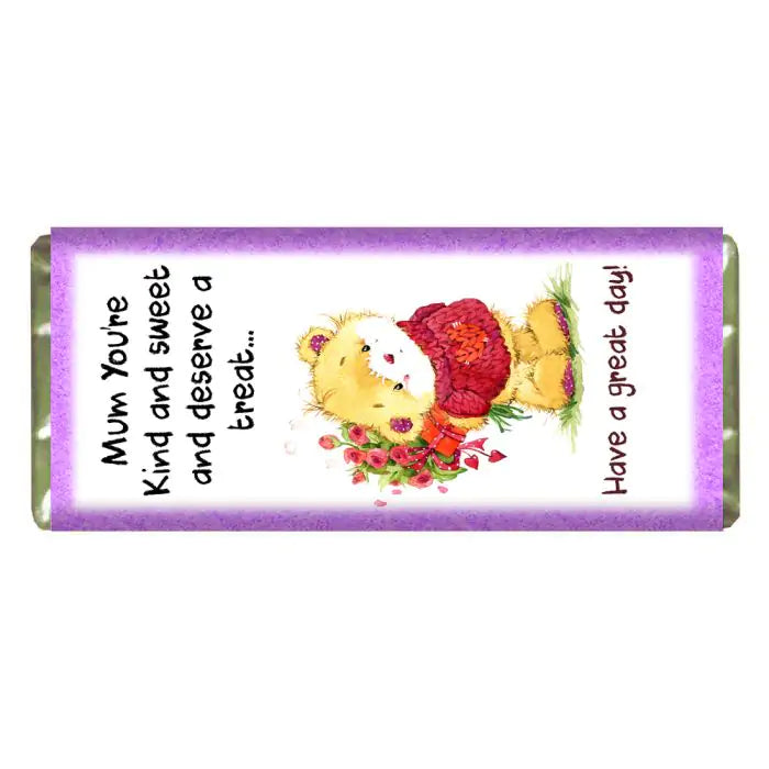 Customized Kind & Sweet Mom Choco Bar Gift For Mother's Day 2