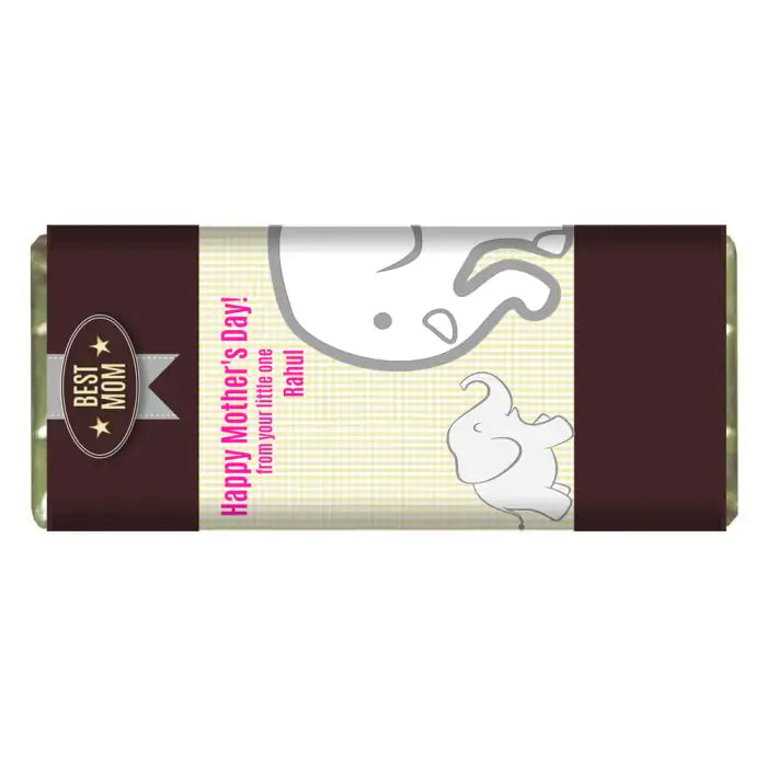 Best Mom Personalised Chocolate Bar Gift for Moms Bday