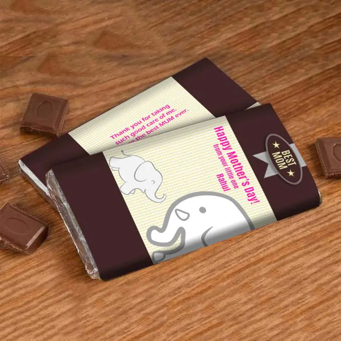Personalised Best Mom Choco Bar Gift for Mother's Day 1