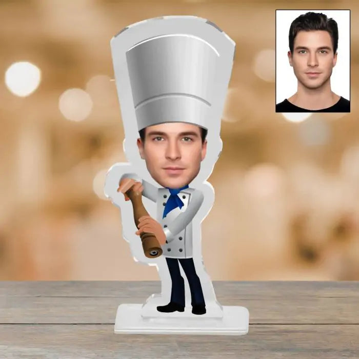 Personalised Chef Picture Stand