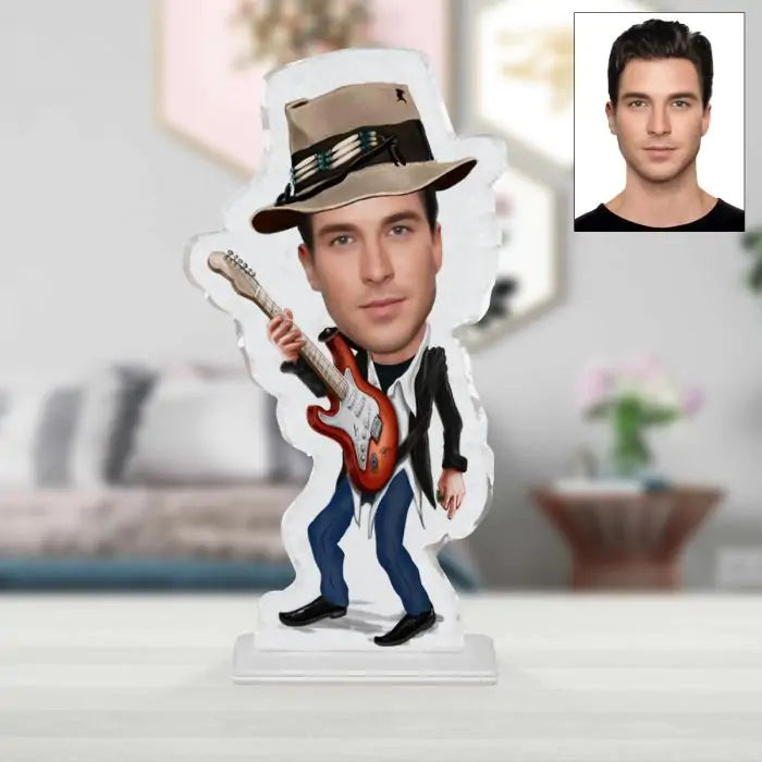 Personalised Rock Star Picture Stand-1