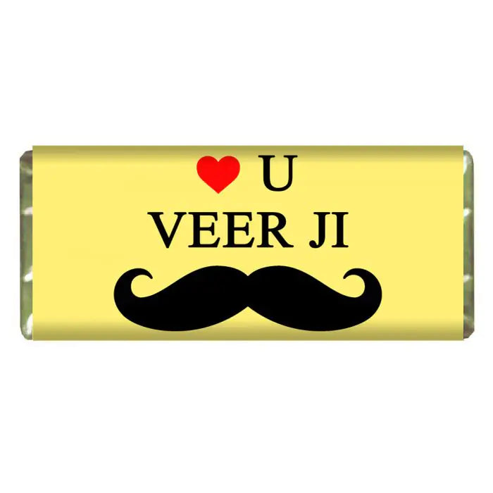 Personalised My Veer Ji Choco Bar