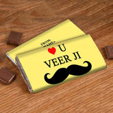 Personalised My Veer Ji Choco Bar