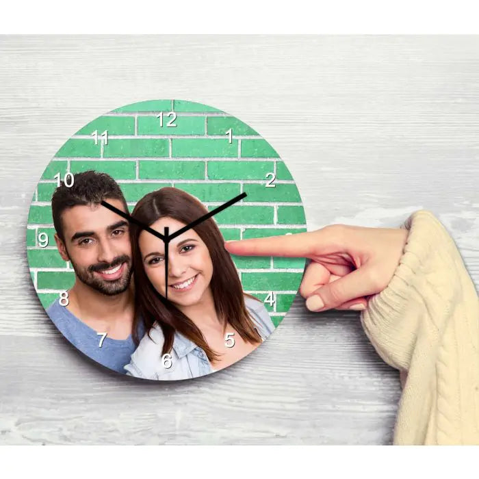 Personalised Couple Photo Clock