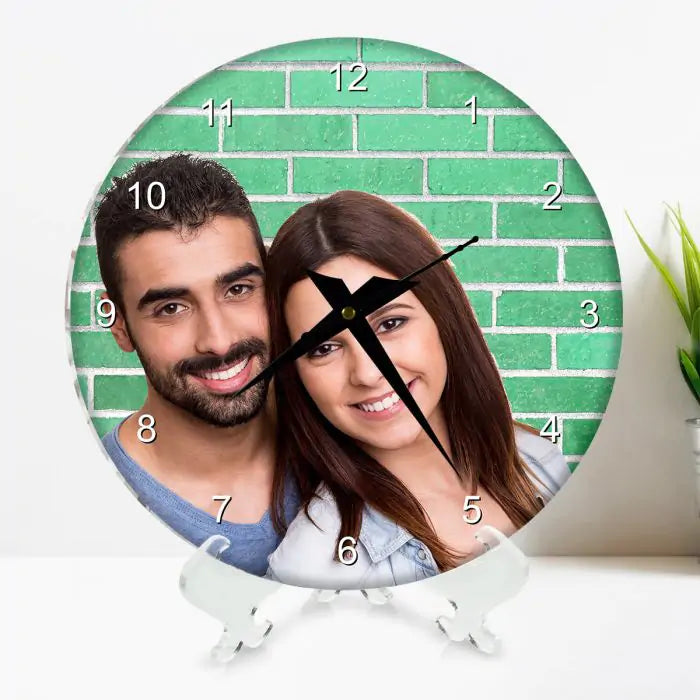 Personalised Couple Photo Clock