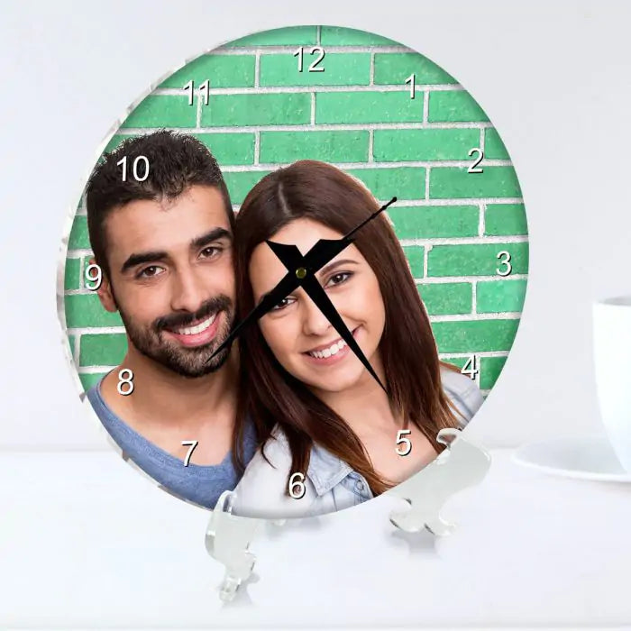 Personalised Couple Photo Clock