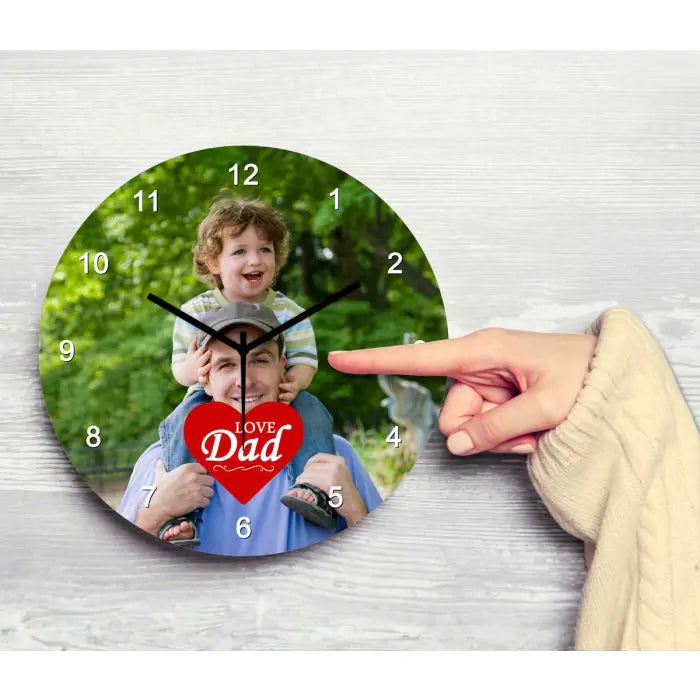 Customized Love Dad Clock Gift For Father's Day 3