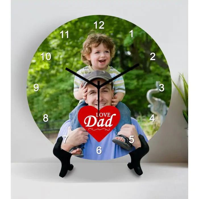 Customized Love Dad Clock Gift For Father's Day 2