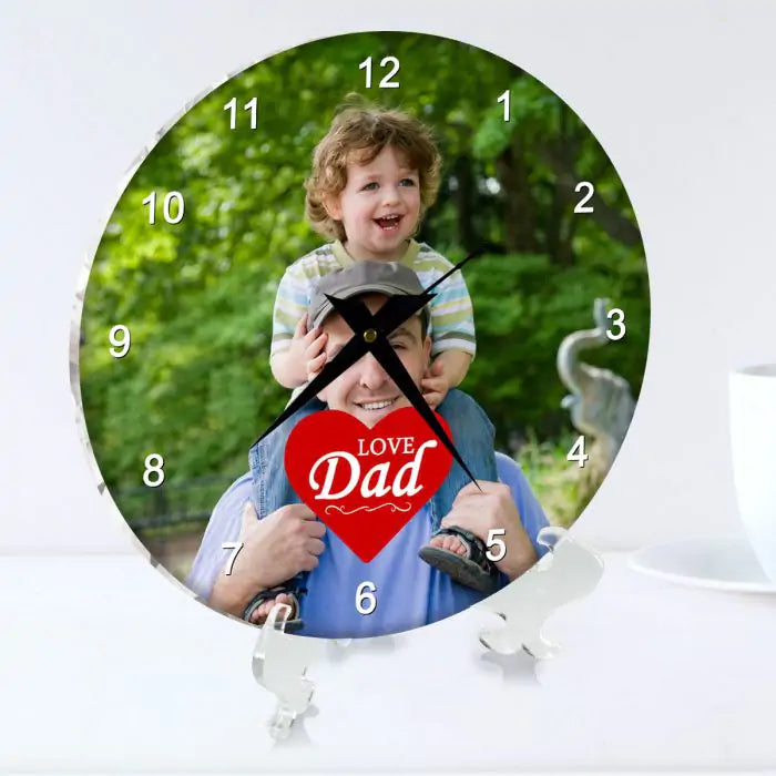 Customized Love Dad Clock Gift For Father's Day 5