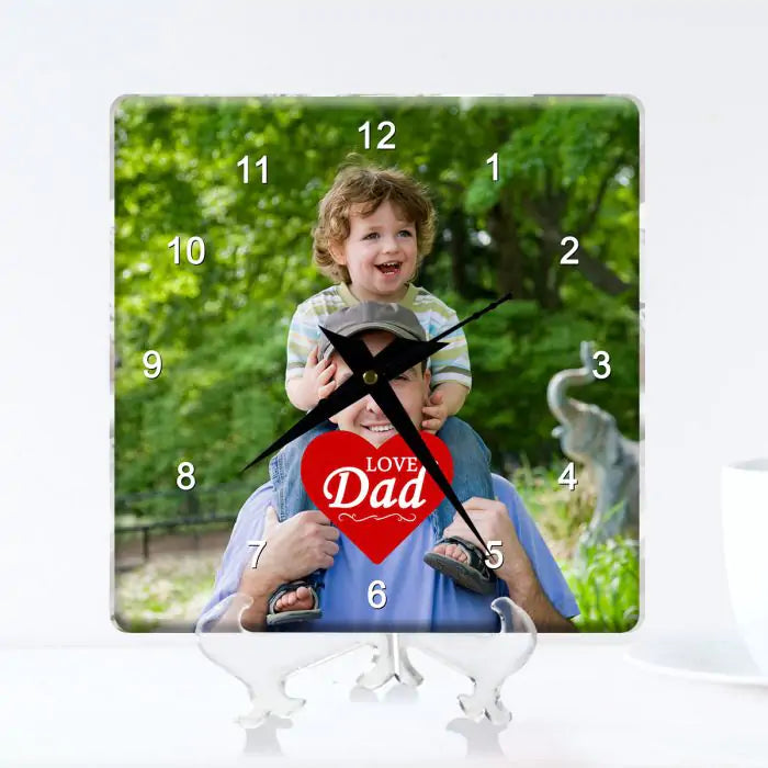 Customized Love Dad Clock Gift For Father's Day 9
