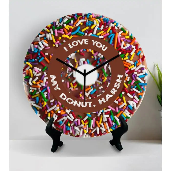 Personalised Doughnut Clock