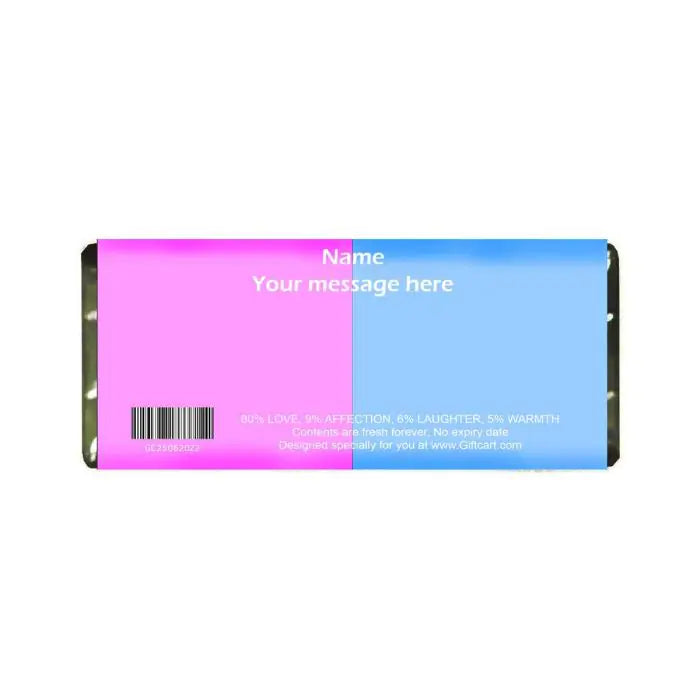 Personalised Puzzle pieces Choco Bar