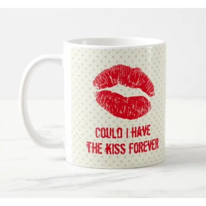 The Kiss Forever Couple Coffee Mug Gift for Kiss Day-5
