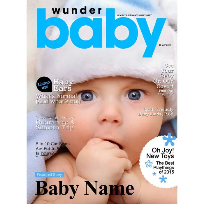 Personalised Our Baby Magazine Cover