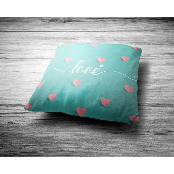 Cool Blue Love Cushion