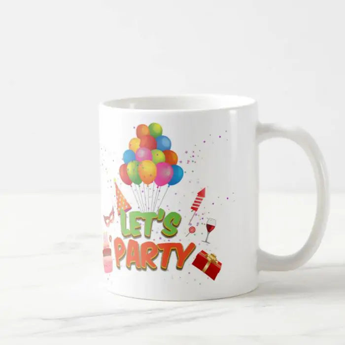 Let's Party Balloon Mug