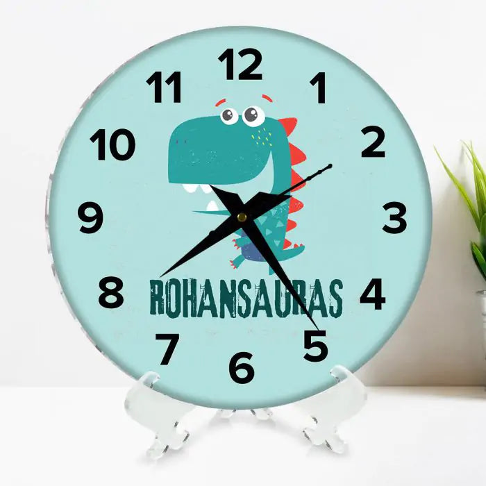 Personalised Namesaurus Clock