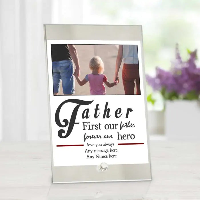 Personalised Glass Keepsake - My Father-1