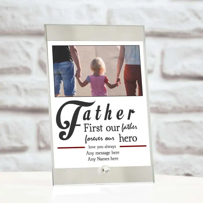 Personalised Glass Keepsake - My Father-3