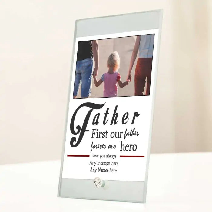 Personalised Glass Keepsake - My Father