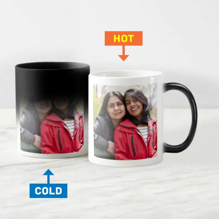 Personalized Photo Magic Couple Coffee Mug for Valentine's Day 2