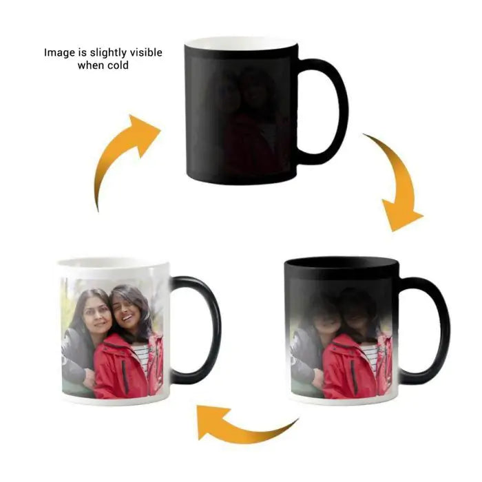 Personalized Photo Magic Couple Coffee Mug for Valentine's Day 3