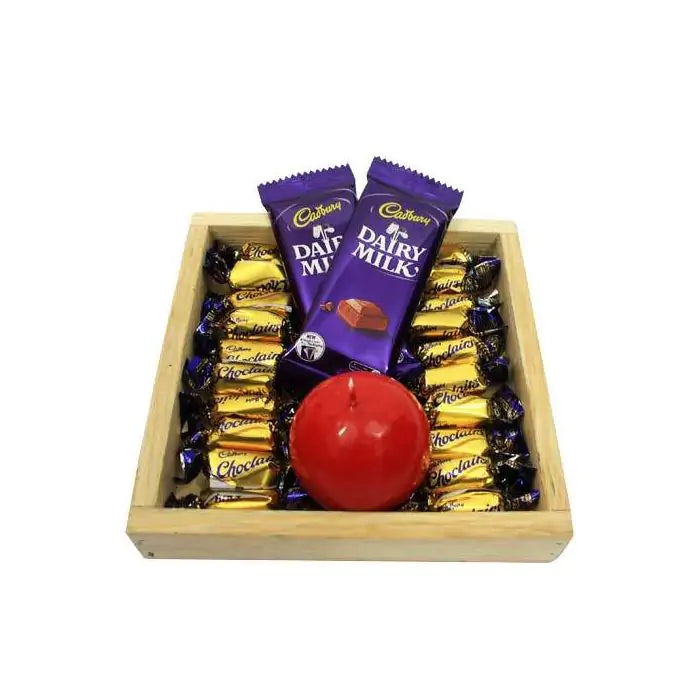 Chocolates with Candles Combo