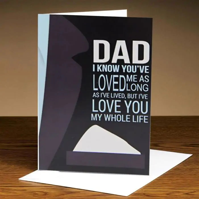 Personalized Love You Greeting Card Gift For Dad 1