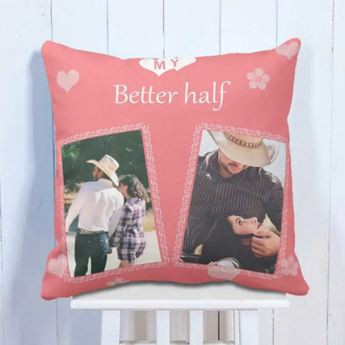Personalised My Better Half Cushion