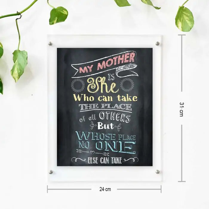 My Mother Poster Frame Gift For Mother's Day 7